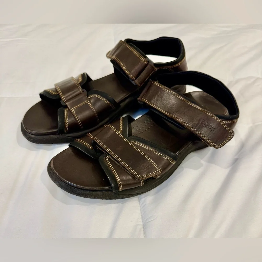 **ECCO Terra 7 Sandals – Men’s 7 / Women’s 9– EU 40 – Coffee Brown**